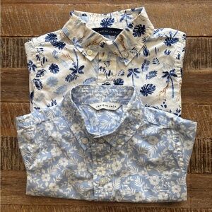 Janie and Jack Floral Button Down Shirts (2)